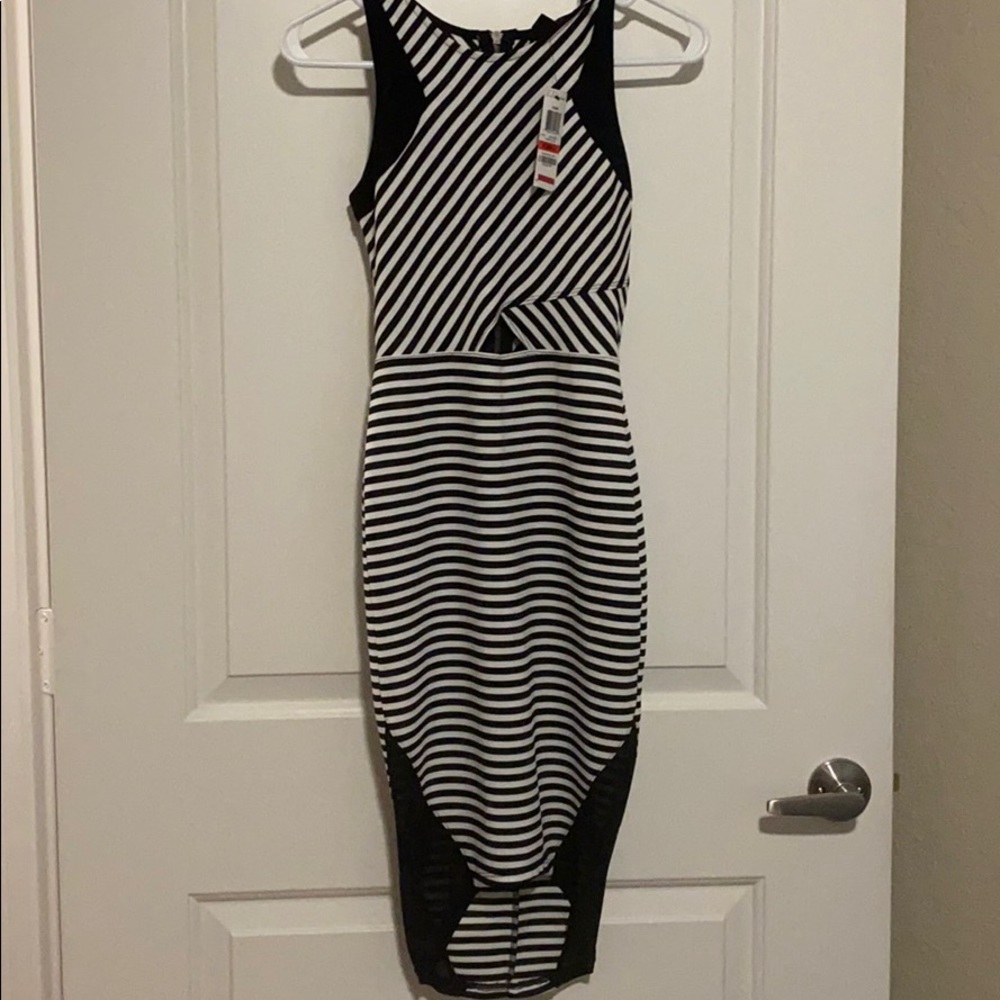 XS Black and white Material Girl Dress